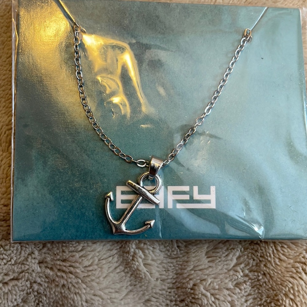 Effy anchor necklace